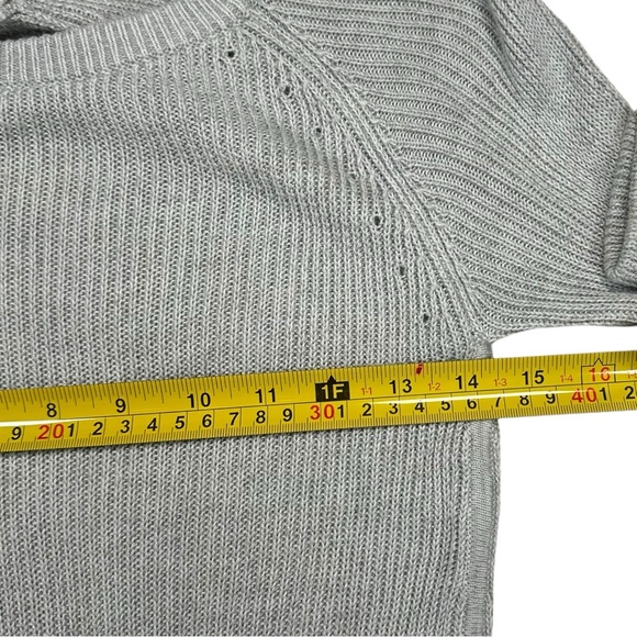 Lululemon Cabin Yogi Long Sleeve White / Heathered Light Grey W3G52S Size 4 - Picture 11 of 12